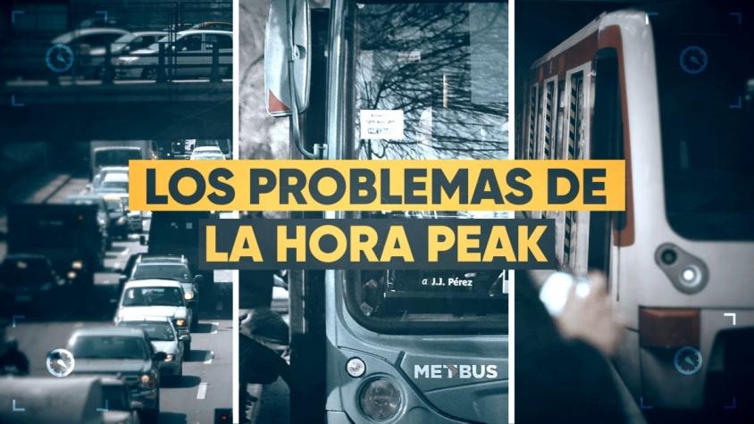 [VIDEO] Reportajes T13: Los problemas de la hora peak de metro, micro y el auto en Santiago