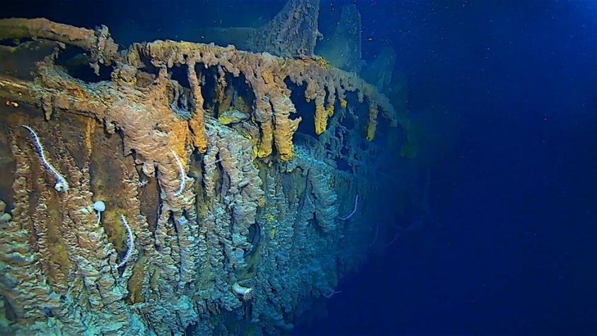 Titanic: las asombrosas imágenes actuales del barco que muestran su deterioro y cómo desaparece