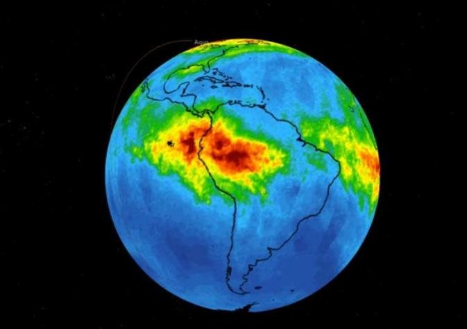 [VIDEO] La NASA muestra “la explosión” de dióxido de carbono tras los incendios en la Amazonia