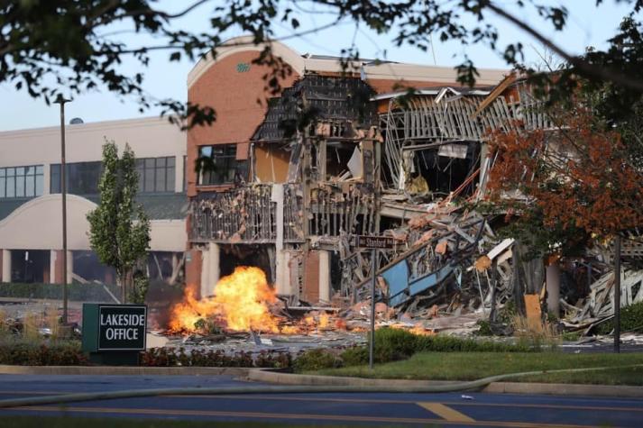 Reportan explosión de gas en centro comercial de Estados Unidos