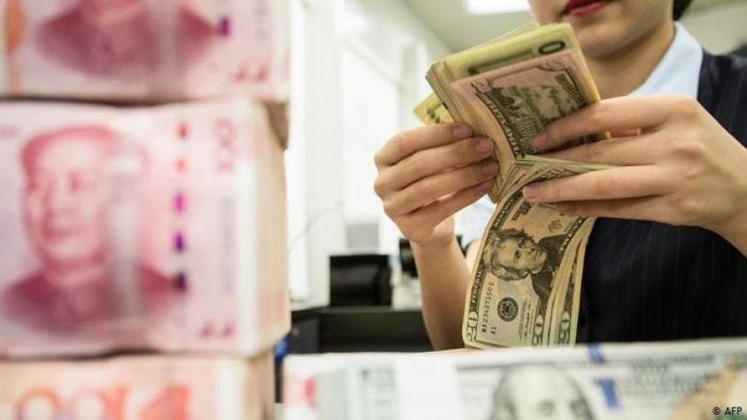 Yuan chino cae a su menor nivel en 11 años ante la tensión comercial