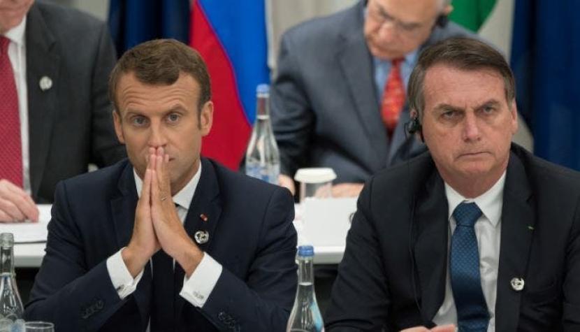 Bolsonaro se burla de apariencia de esposa de Macron y desata enojo del francés