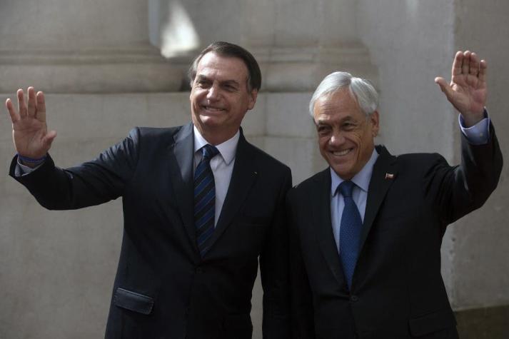 [VIDEO] Presidente Piñera visita a Bolsonaro en Brasil tras polémica en cumbre G7