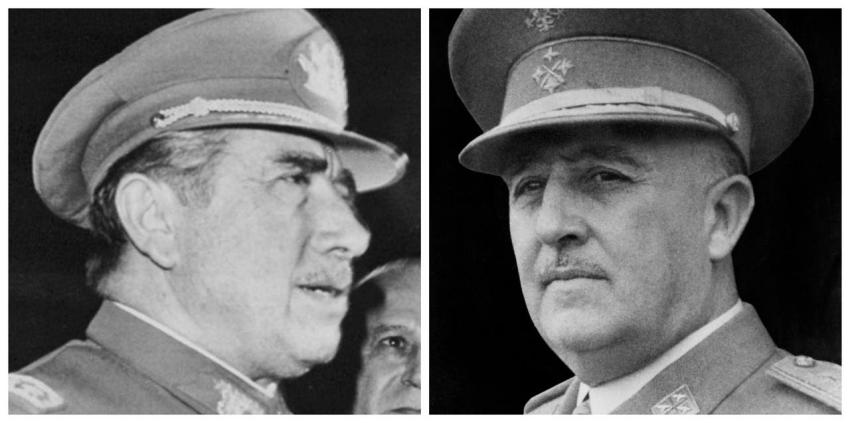Las desconocidas cartas que intercambiaron los dictadores Augusto Pinochet y Francisco Franco