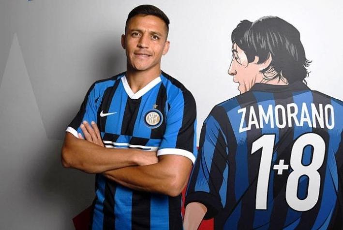 [FOTOS] Inter de Milán recibe a Alexis Sánchez con un emotivo recuerdo a Iván Zamorano