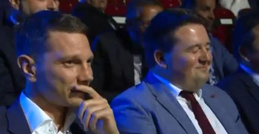 [VIDEO] Reír o llorar: La reacción del representante del Slavia al conocer su grupo de Champions