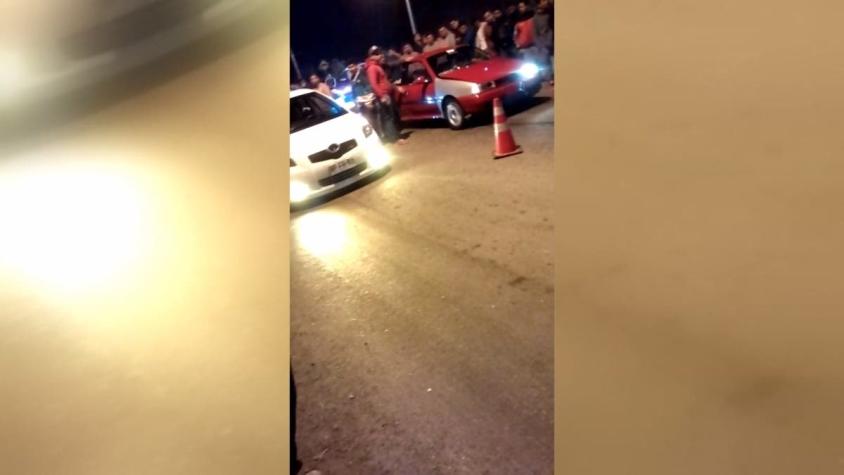 [VIDEO] Encuentran tres autos robados en carreras clandestinas de San Bernardo