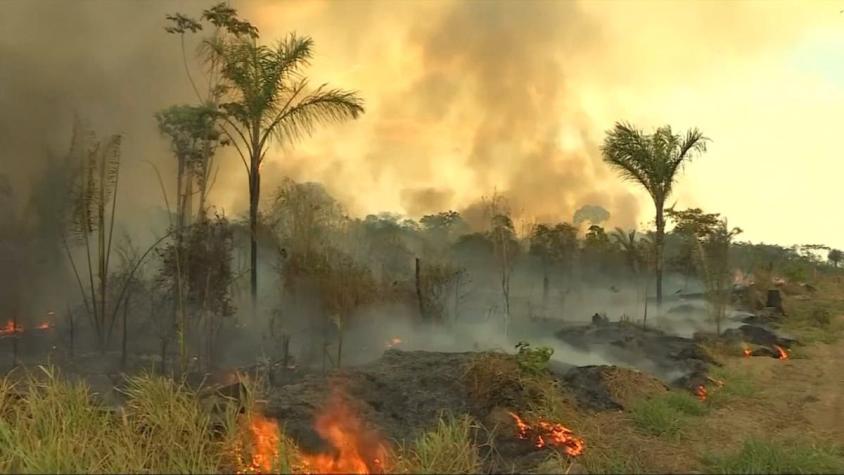 [VIDEO] Países "castigan" a Bolsonaro por incendios en la Amazonía