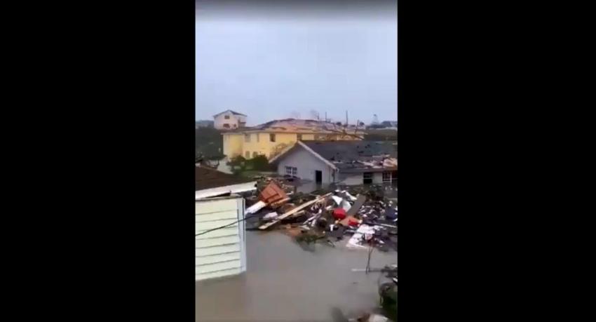[VIDEOS] Revelan los primeros registros del paso del huracán Dorian por las Bahamas
