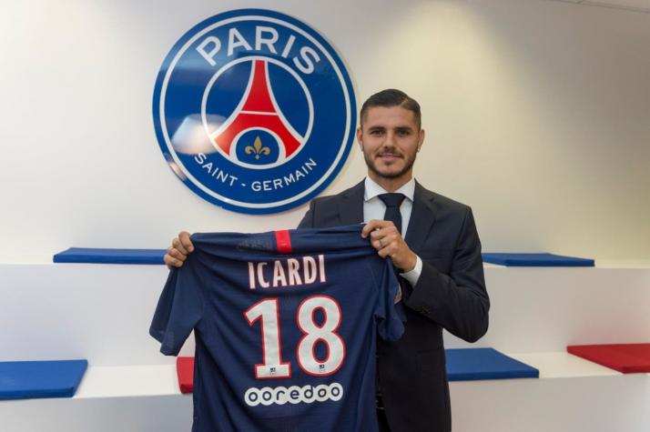 Mauro Icardi se convierte en nuevo refuerzo del Paris Saint Germain