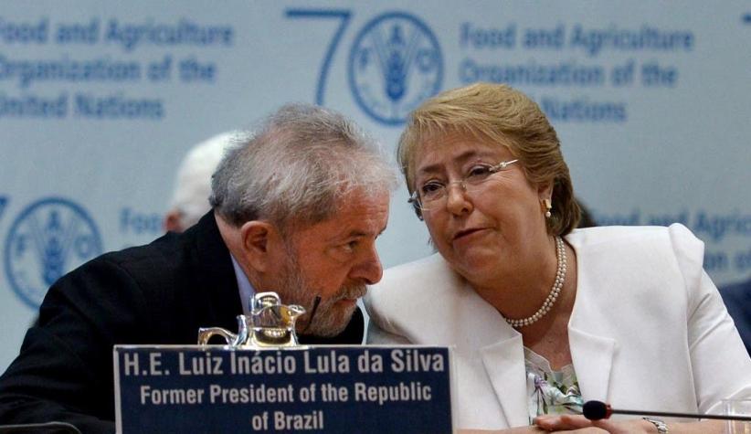 Ex Presidente Lula defiende a Bachelet: “Bolsonaro no se cansa de avergonzar a Brasil ante el mundo”