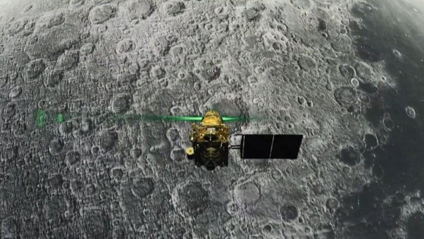 Fracasa Chandrayaan-2, la sonda que India pretendía aterrizar en el polo sur de la Luna