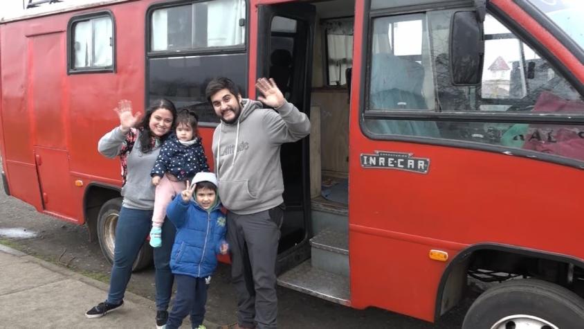 [VIDEO] Familia se prepara para travesía a Alaska en bus refaccionado