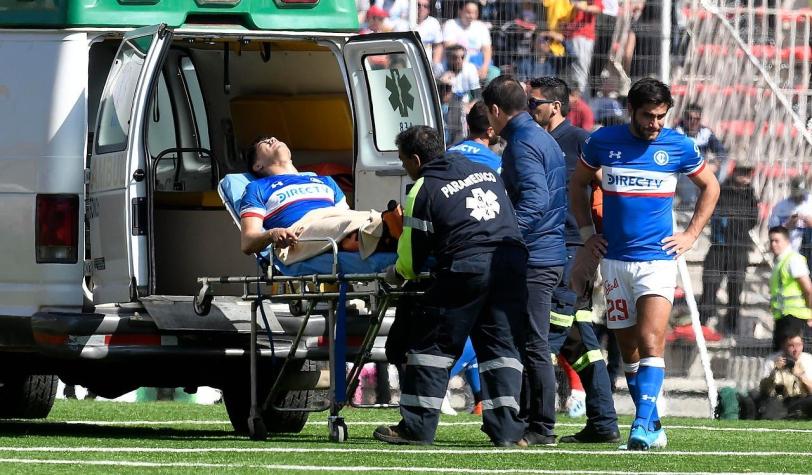 "Gato" Silva sufre grave lesión durante duelo de Universidad Católica con Unión La Calera
