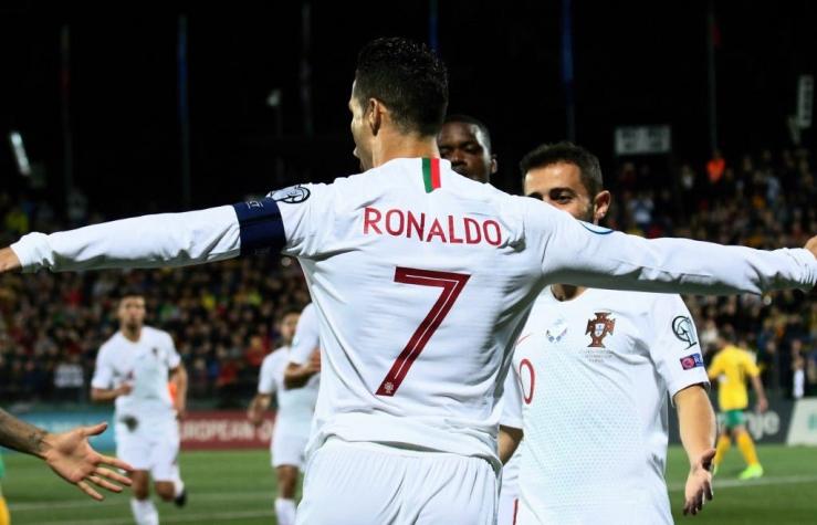 Cristiano Ronaldo se luce con cuatro goles en goleada de Portugal sobre Lituania