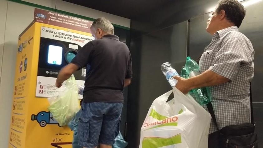 [VIDEO] Metro en Roma fomenta el reciclaje con reducciones de pasajes