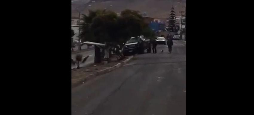 [VIDEO] Carabineros detiene a conductor ebrio que se quedó dormido al volante y chocó en Antofagasta