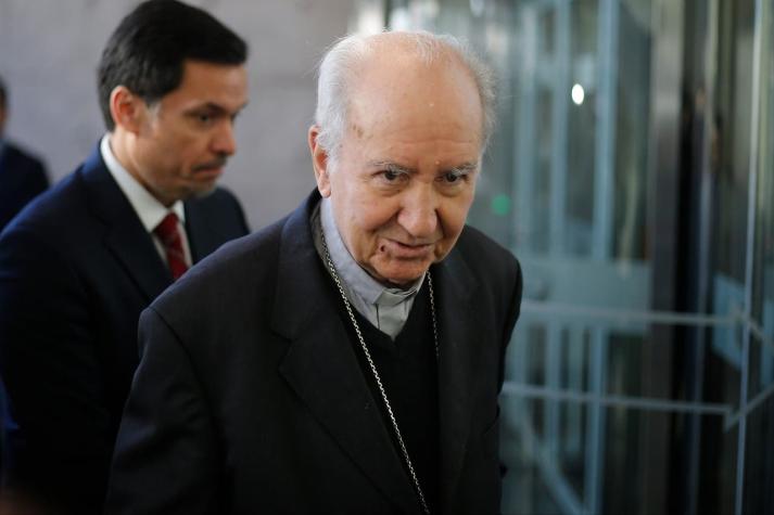 Cardenal Errázuriz defiende a Bernardino Piñera: "No creo nada de lo que se dice"