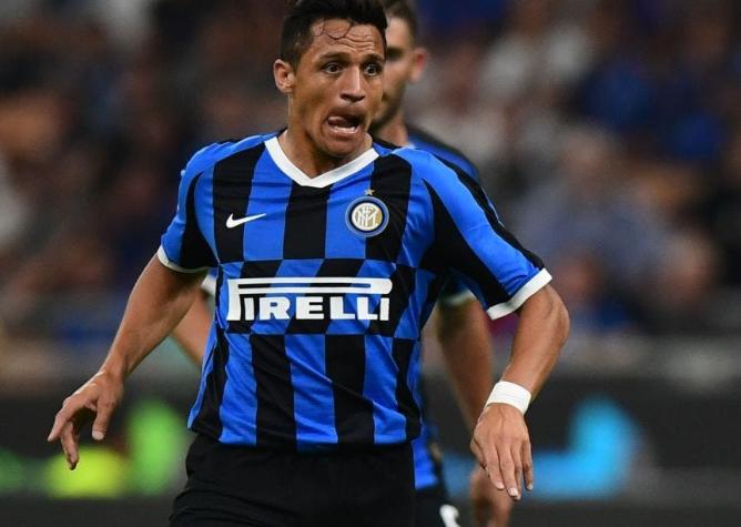 Alexis Sánchez será suplente en el debut del Inter de Milán en la Champions League