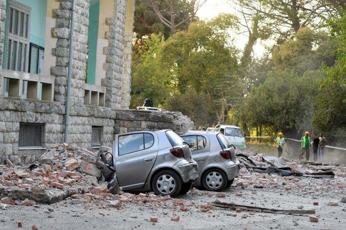 Terremoto 5,6 provoca graves daños en varias ciudades de Albania
