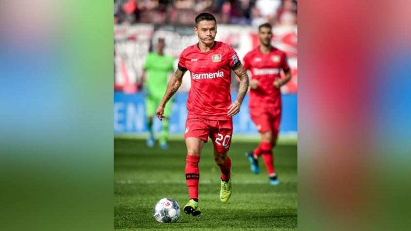Charles Aránguiz tuvo destacada participación en el triunfo del Bayer Leverkusen ante Unión Berlín