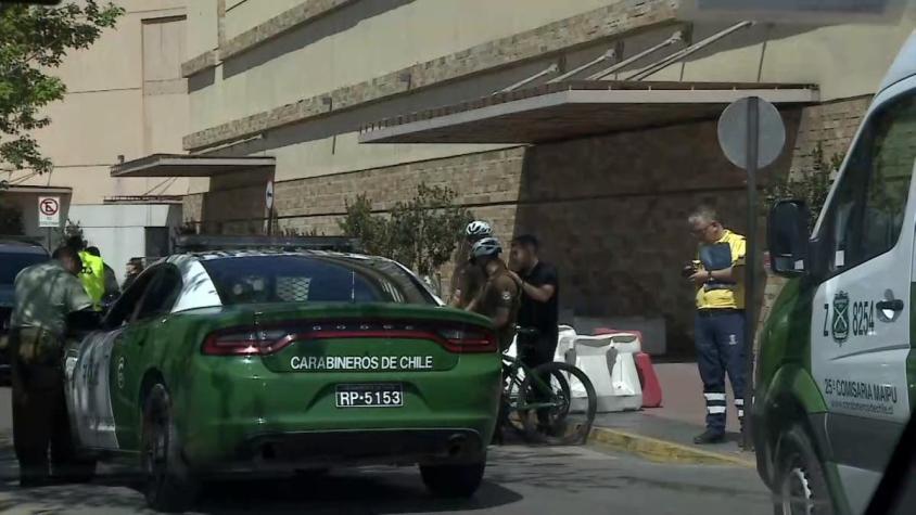 [VIDEO] Reportan violento robo en tienda de Mall Arauco Maipú