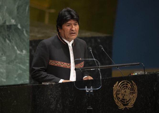 Evo Morales en la ONU: “Bolivia no renunciará a su derecho de acceder soberanamente al Pacífico"
