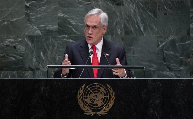 Piñera en la ONU: “Está en riesgo la sobrevivencia del ser humano en el planeta Tierra"