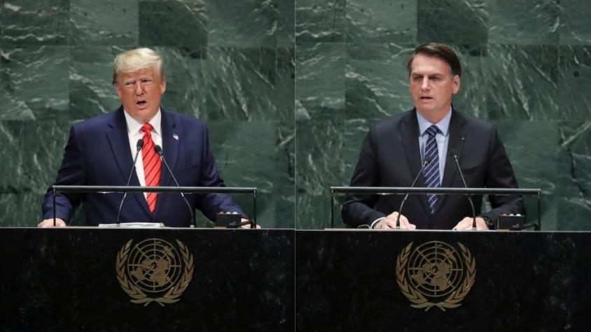 Trump y Bolsonaro en la ONU: las fuertes críticas a Venezuela y otras 5 similitudes de sus discursos