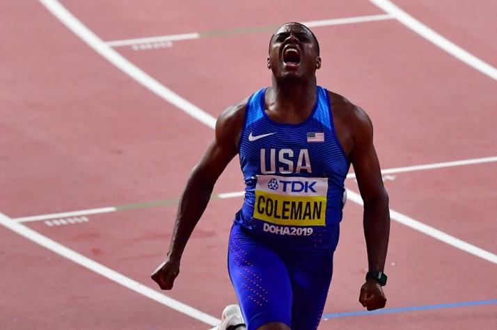 Coleman vuela a la final de 100 metros del Mundial de Doha