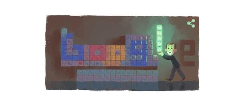 Google recuerda al químico Sir William Ramsay y su avance en los gases nobles de la tabla periódica