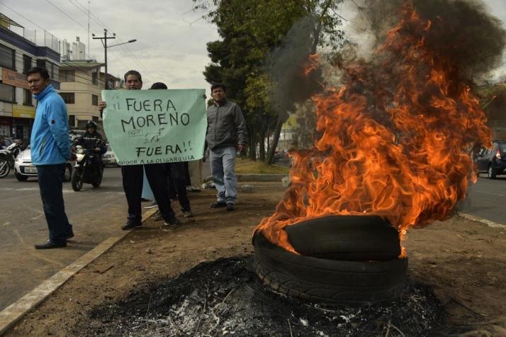 Presidente de Ecuador decreta "estado de excepción" ante protestas por alza de combustibles