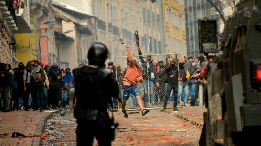 Estado de excepción en Ecuador: 3 preguntas para entender las violentas protestas