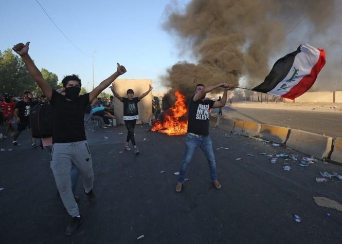 Cerca de 100 muertos y 4.000 heridos en cuatro días de manifestaciones en Irak