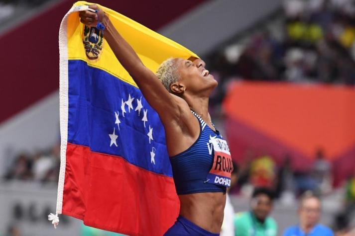 La venezolana Yulimar Rojas sigue reinando en el triple salto