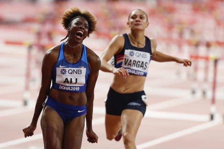 Doha 2019: La estadounidense Nia Ali consiguió oro mundial en 100 metros vallas