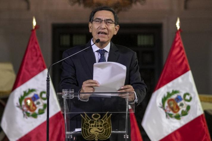 Presidente peruano Martín Vizcarra afirma que dejará el poder al fin de su mandato