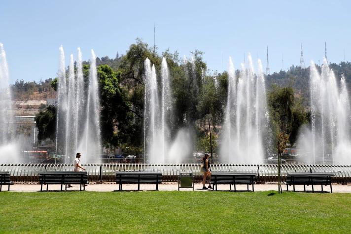 Temperaturas sobre los 30 °C se registrarán esta semana en Santiago