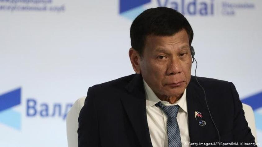 Rodrigo Duterte revela que sufre de miastenia autoinmune