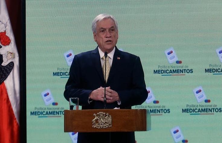 Piñera por Plan de Medicamentos: "No vamos a seguir permitiendo abusos"