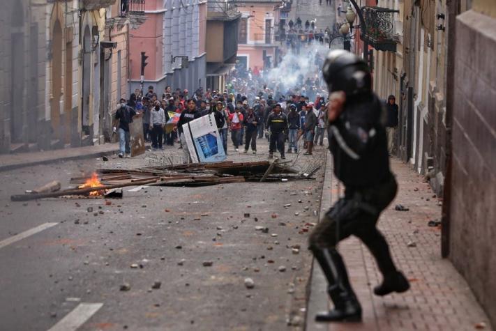 Ecuador: Congreso denuncia que manifestantes intentaron tomar su sede