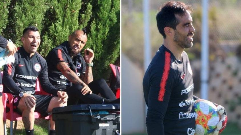 [VIDEO] Bravo y Vidal vuelven a entrenar juntos por primera vez después de dos años