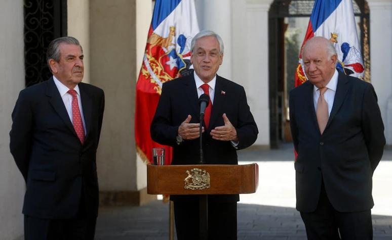 Piñera se reúne con ex Presidentes Frei y Lagos para tratar escasez de agua