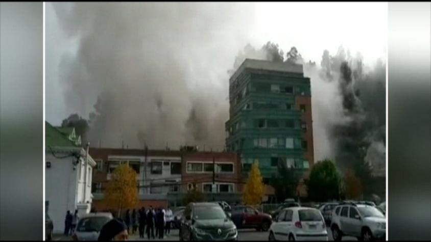 [VIDEO] Dos imputados por explosión en clínica de Concepción