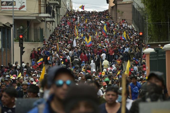 Protestas en Ecuador elevan saldo de víctimas a cinco personas