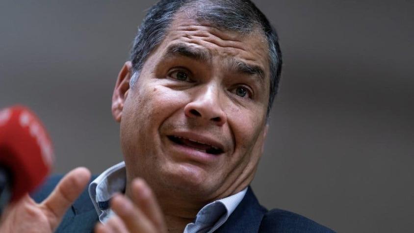 Correa y acusación de intento de golpe: "Eso demuestra que Moreno está desequilibrado"