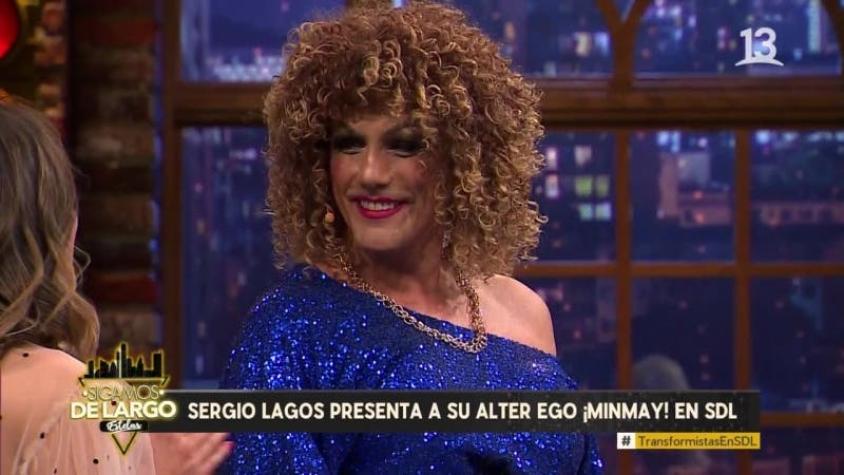 [VIDEO] Sergio Lagos sorprende como drag queen en "Sigamos de Largo"
