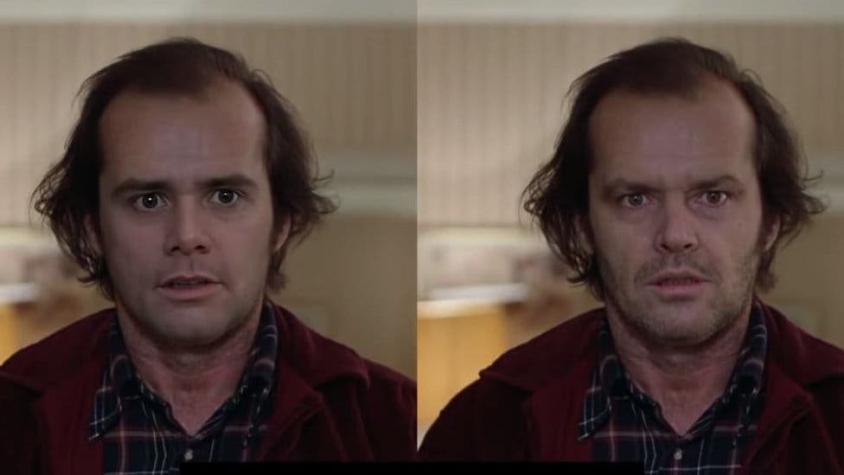 El impresionante "deepfake" de Jim Carrey imitando a Jack Nicholson