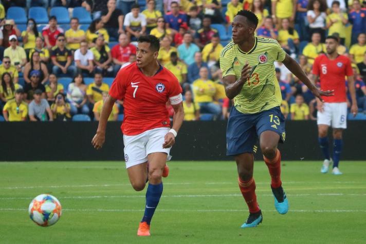 Chile y Colombia empatan en deslucido partido: Alexis y Gary encienden las alarmas
