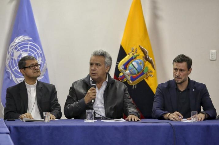Crisis en Ecuador: Indígenas piden a Lenin Moreno la "inmediata" destitución de dos ministros
